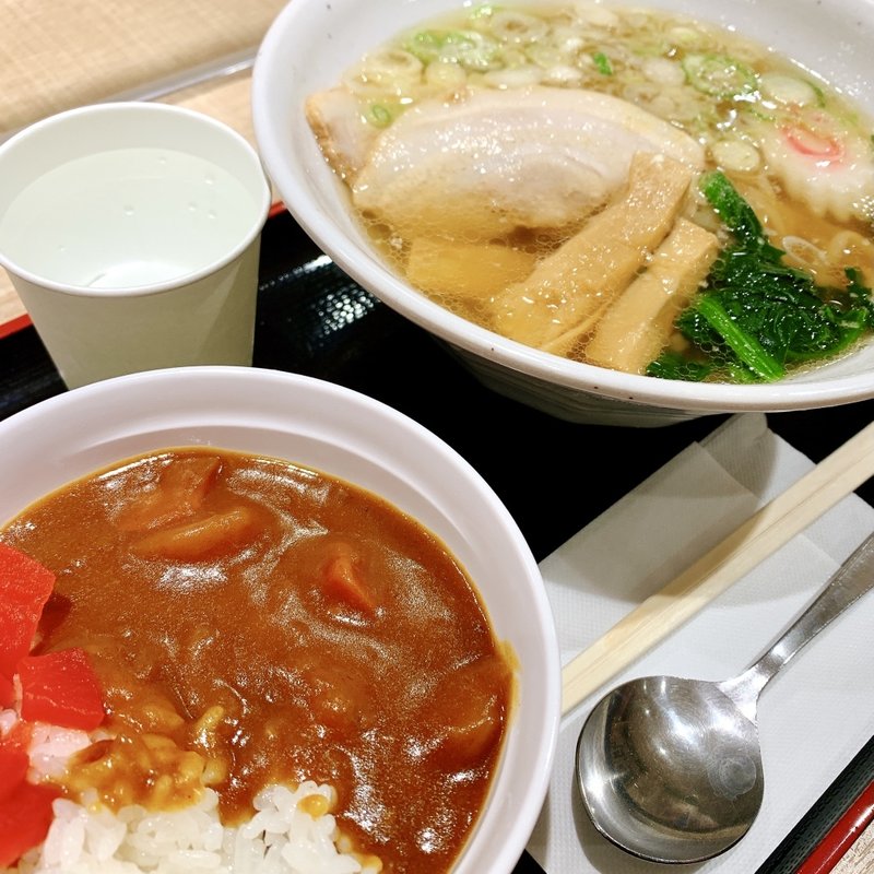 佐野ラーメン&ミニチャーハンセット(佐野サービスエリア(上り線)スナックコーナー)