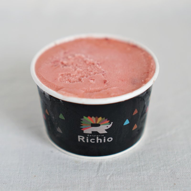 果実たっぷりいちごソルベ(Gelateria Richio)