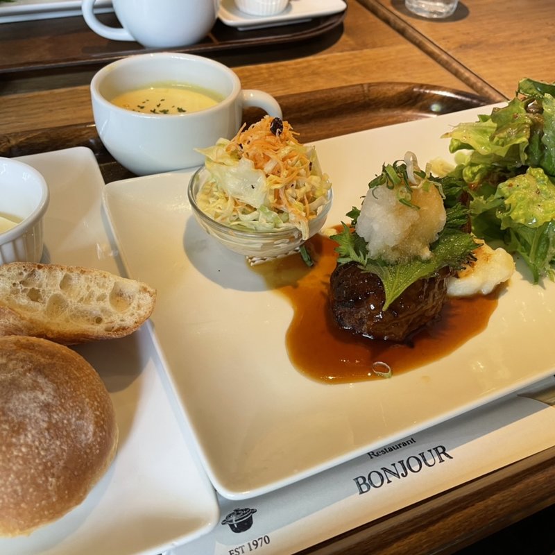和風ハンバーグランチ(Restaurant BONJOUR （レストラン ボンジュール【旧店名】洋食 BONJOUR）)
