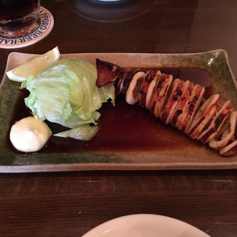 イカ丸焼き(ニューミュンヘン 神戸大使館 )