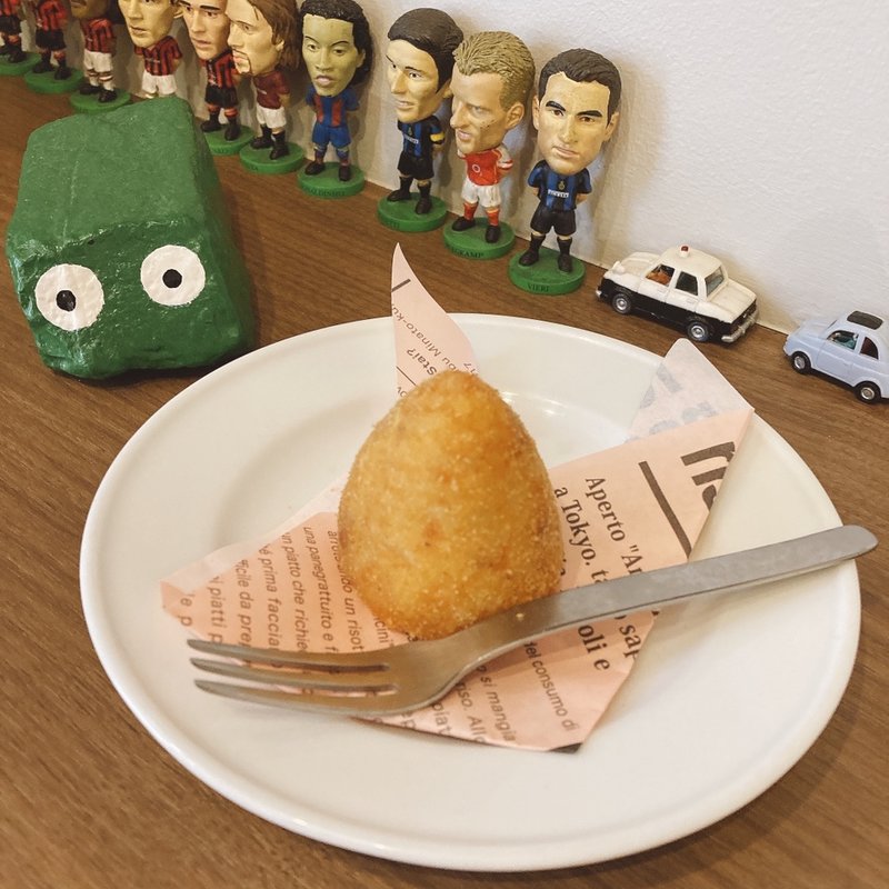 和牛赤ワイン煮込みとサフランのアランチーニ(ComeStai?（コメスタイ）)