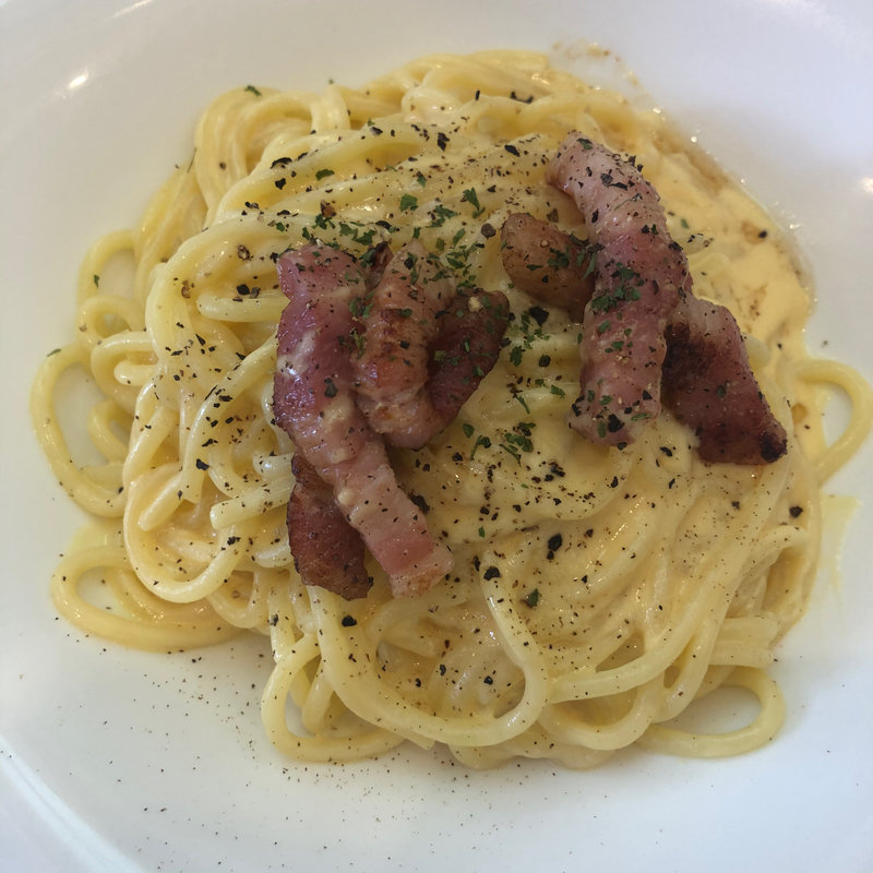 カルボナーラ　濃厚仕立て(銀座コージコーナー)