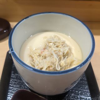 毛ガニ茶碗蒸し(鮨まつ本)