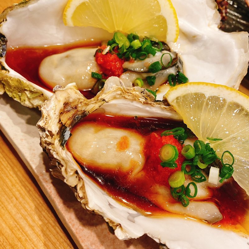 生牡蠣(地酒屋 常笑)