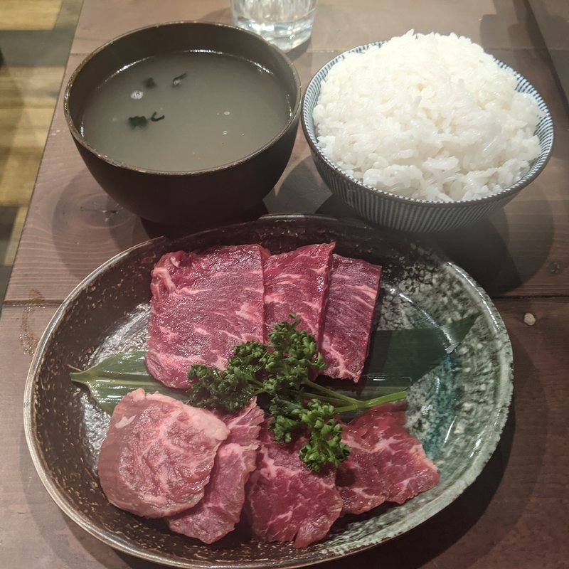 ハラミ定食140g(焼肉ホルモン BEBU屋  大崎店)