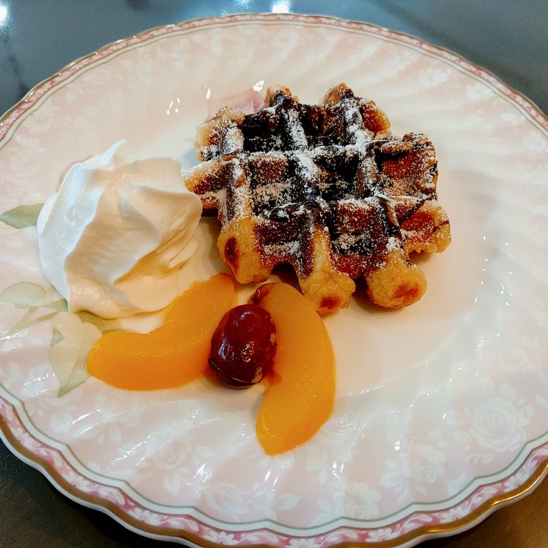 ベルギーワッフル　1枚(Mam's Cafe 〜ママーズカフェ〜)