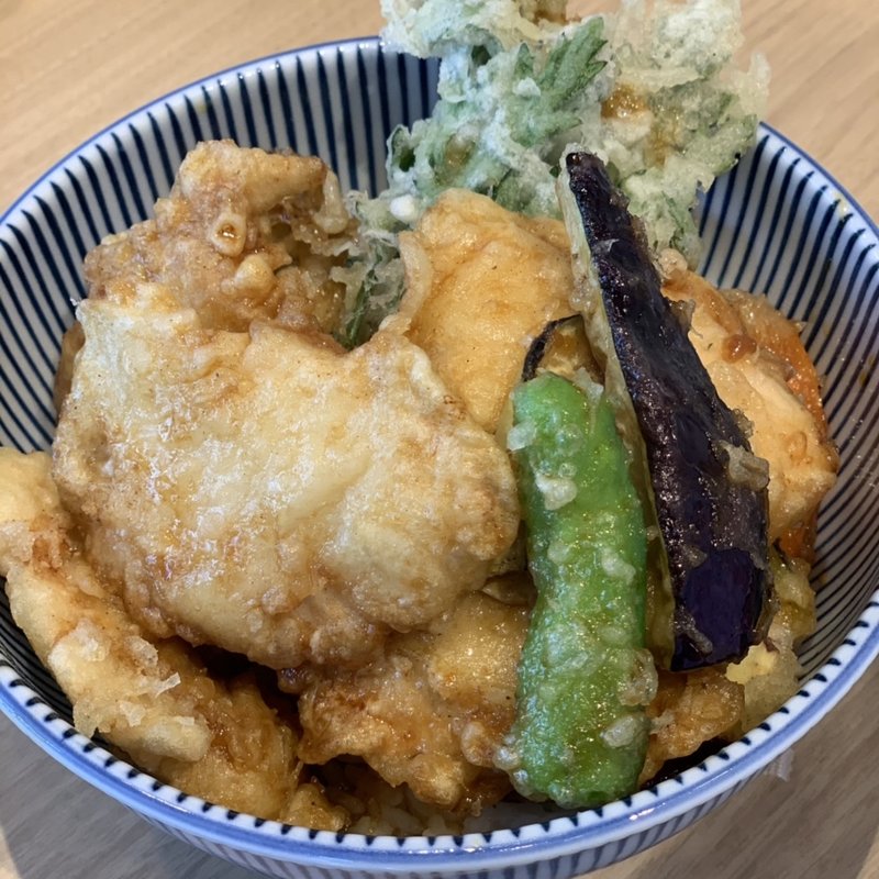 とり天丼(旬菜・本和膳　天儀)
