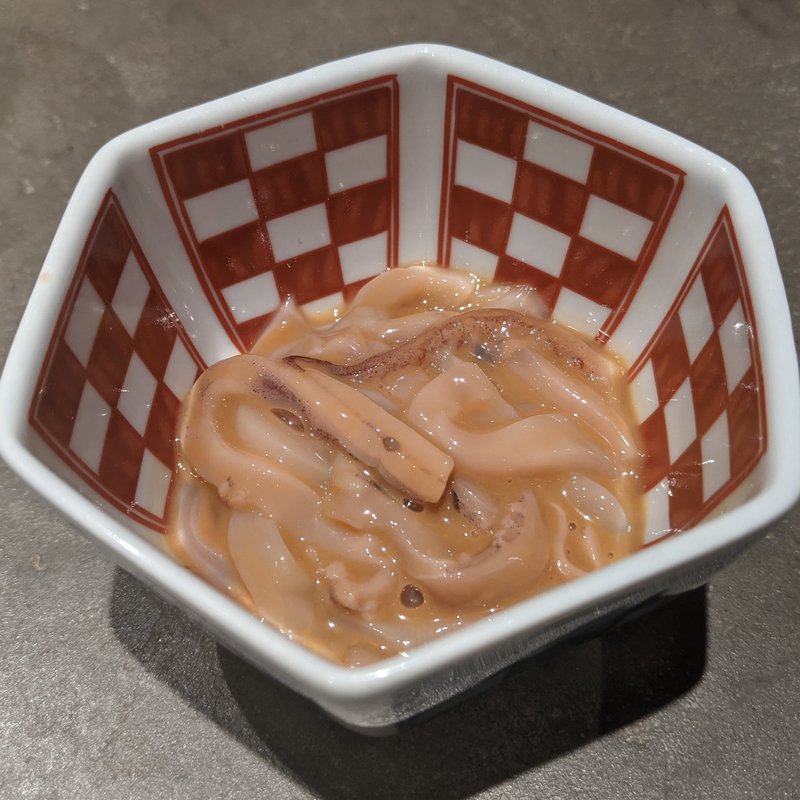 自家製塩辛　こぶみかんの香り(モツ酒場 kogane （こがね）)