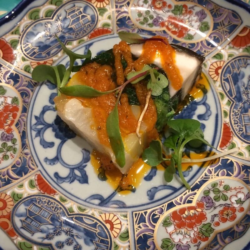 東京野菜の四重奏テリーヌ(和食器フレンチ Komorebi 練馬区 上石神井店)