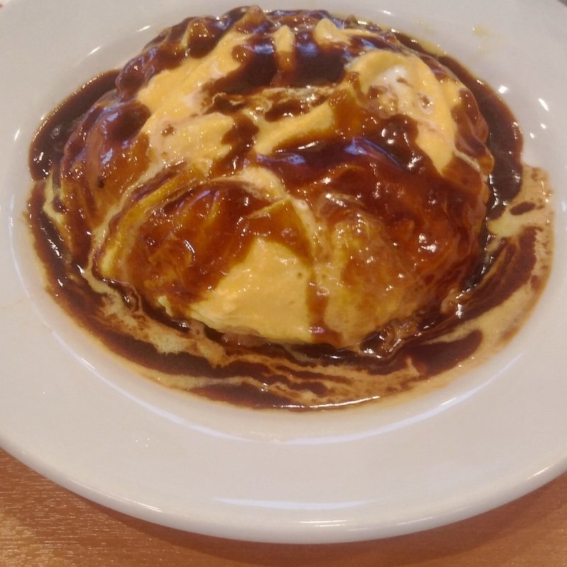 とろ～り卵とチーズのオムライス(デニーズ 神田小川町店 （Denny’s）)