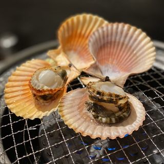 桧扇貝(あみ焼き　天びん屋 )