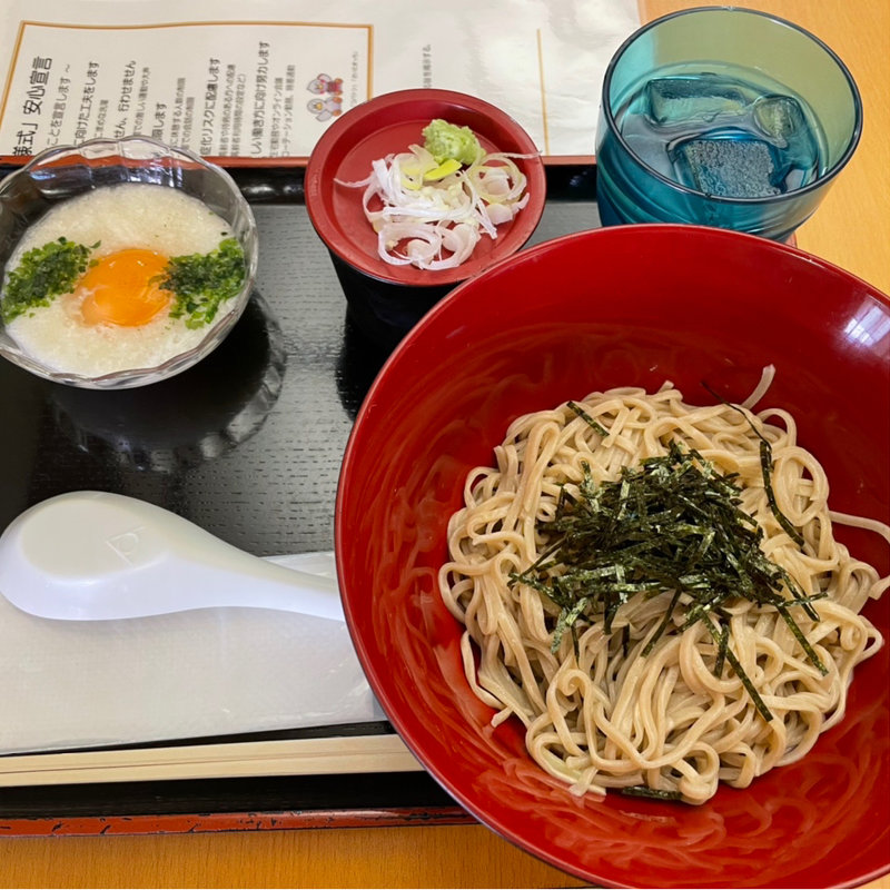 冷やしとろろ蕎麦(湯の森所沢 軽食コーナー )