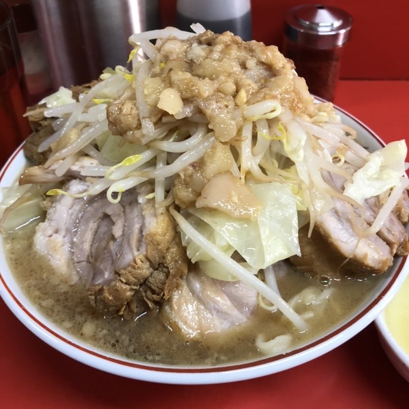 ラーメン豚増し(ラーメン二郎  京都店)