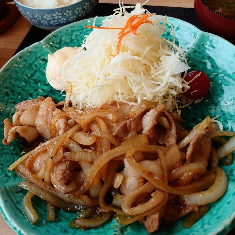 キングポークしょうが焼き定食(和風レストラン雅)
