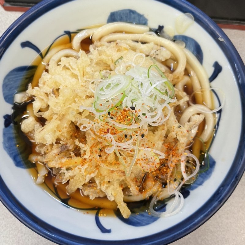 天ぷらうどん(そば処 かめや 御徒町店 )