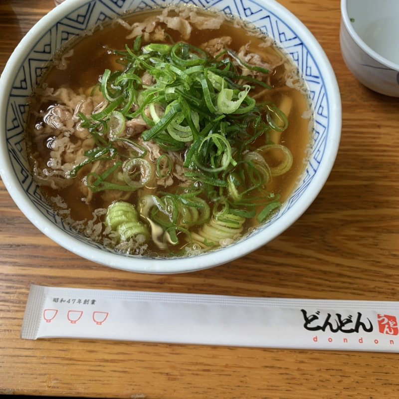 肉うどん(どんどん 土原店 )