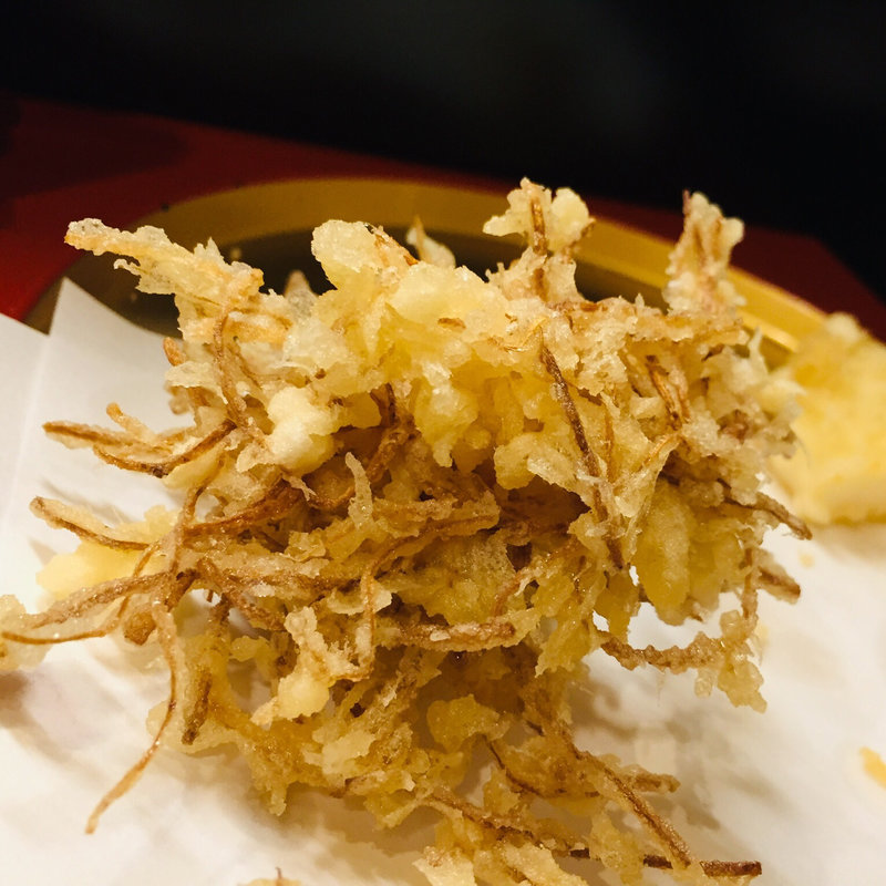 牛蒡の天麩羅(天麩羅からり)