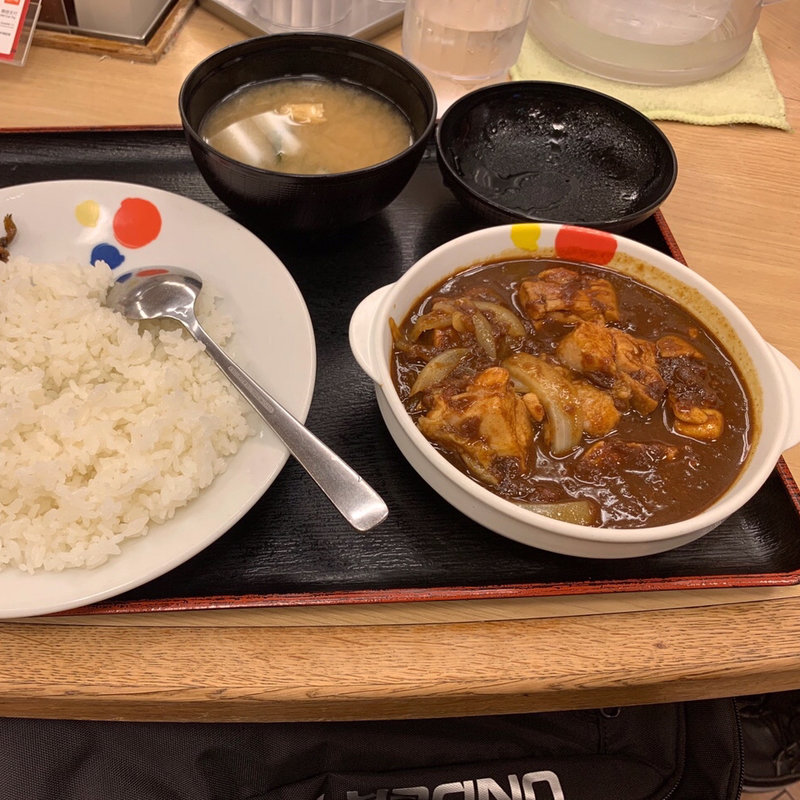 復活　ごろごろ煮込みチキンカレー(並)(松屋 大船店)