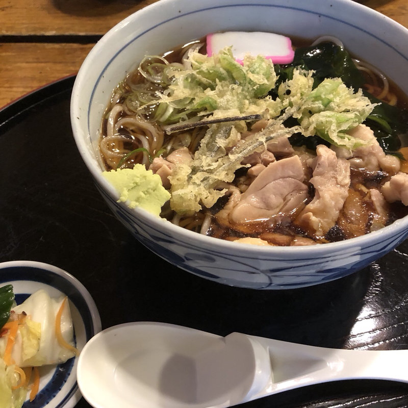 とり蕎麦（冷)(さらしな )