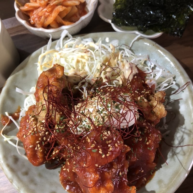 鶏チリ クリームチーズ(√1010 (ルート トト))