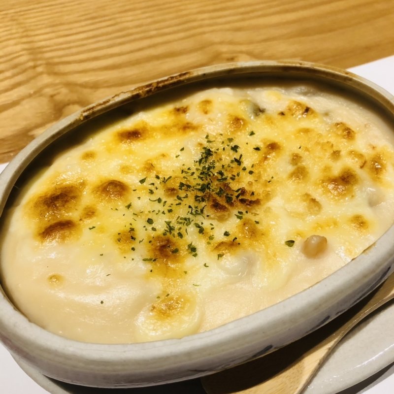 シーフードグラタン(鮨 四季膳 椿や)