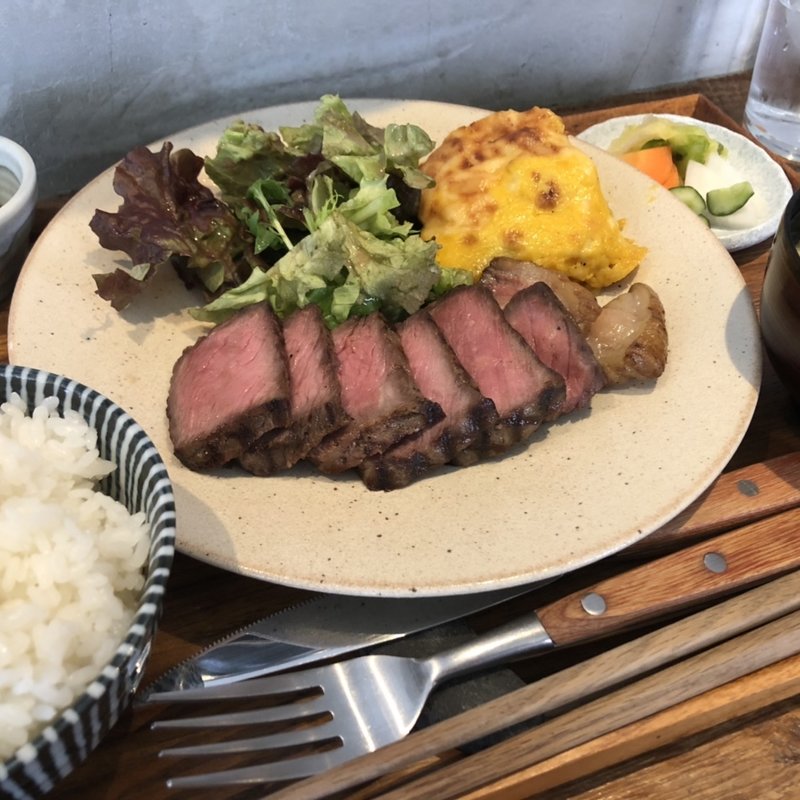 アンガス牛サーロイン定食(yuzuki)