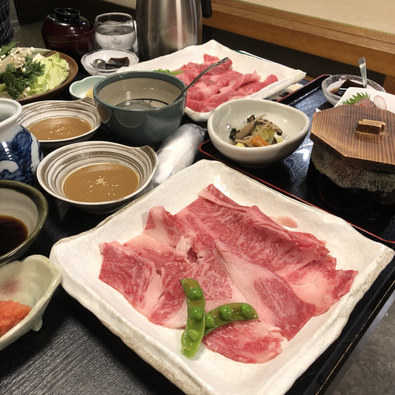 米沢牛和牛霜降りしゃぶしゃぶ(おおき)