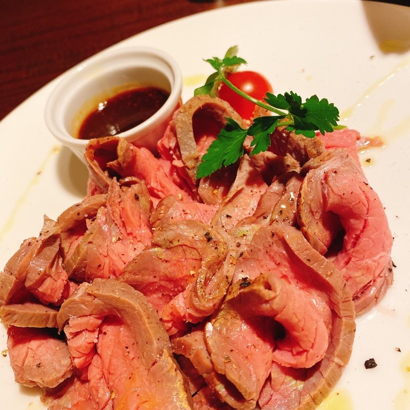 自家製ローストビーフ(チーズの海に溺れたい　川越店)