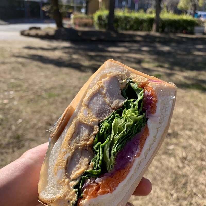 チキンとタマゴの親子サンド(&Hammy(アンドハミー))