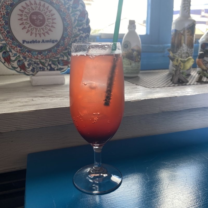 イタリアンソーダ　ブラッドオレンジ(Cafe Amigo)