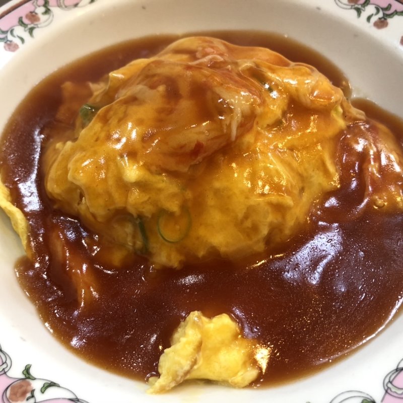 天津飯(餃子の王将 新橋駅前店)