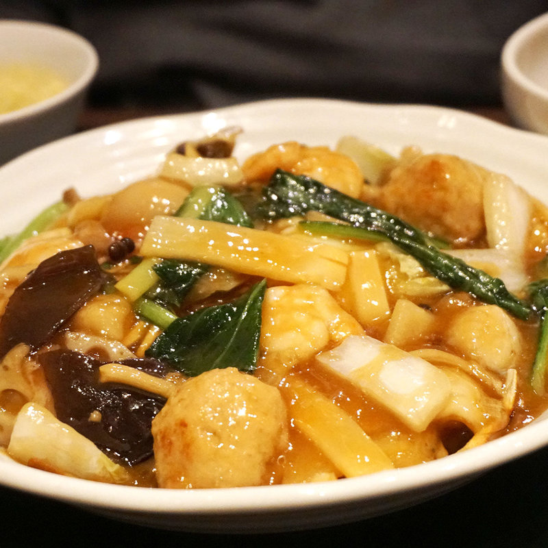 五目両面焼きそば(侑久上海 天神店)