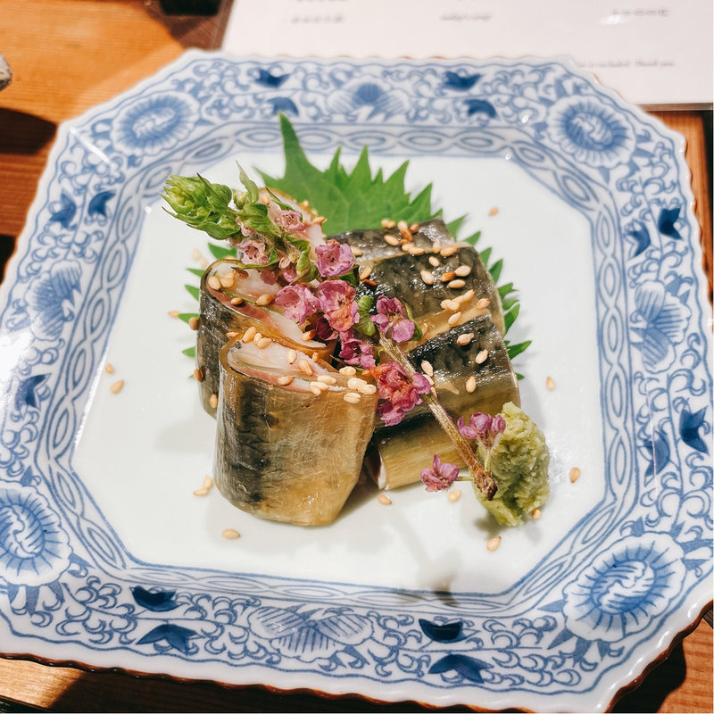 鰯のバッテラ(朝食 喜心)