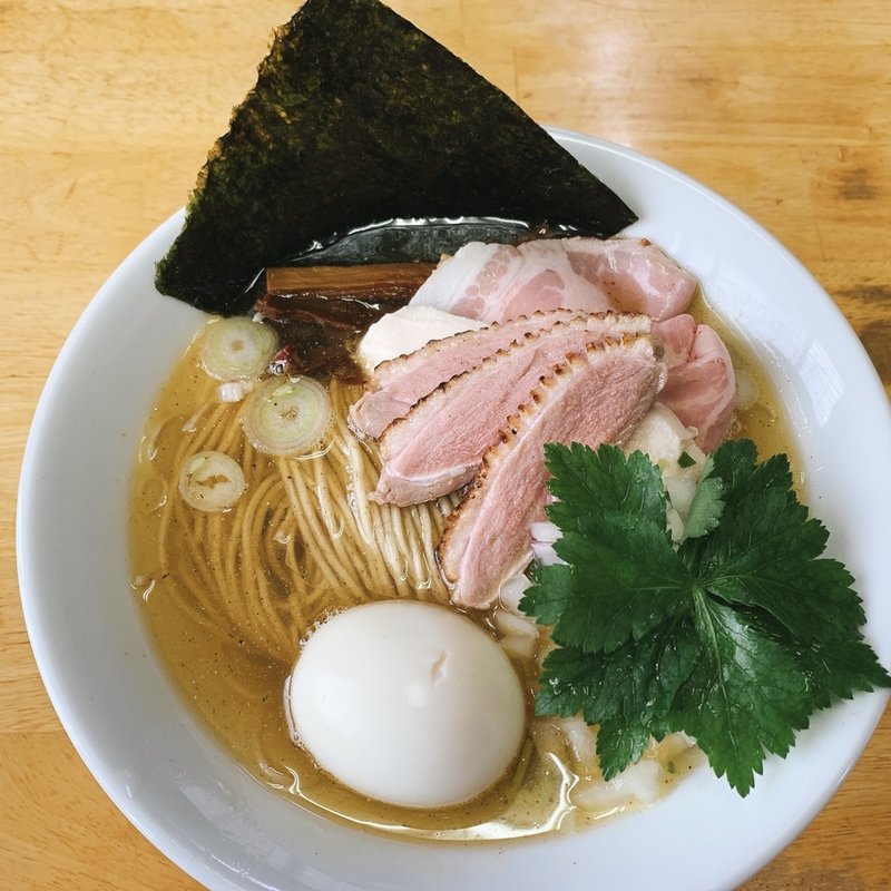 特製煮干しそば白(と多゛食堂)