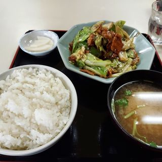 豚肉とキャベツの味噌炒め定食(食堂 田舎家 )