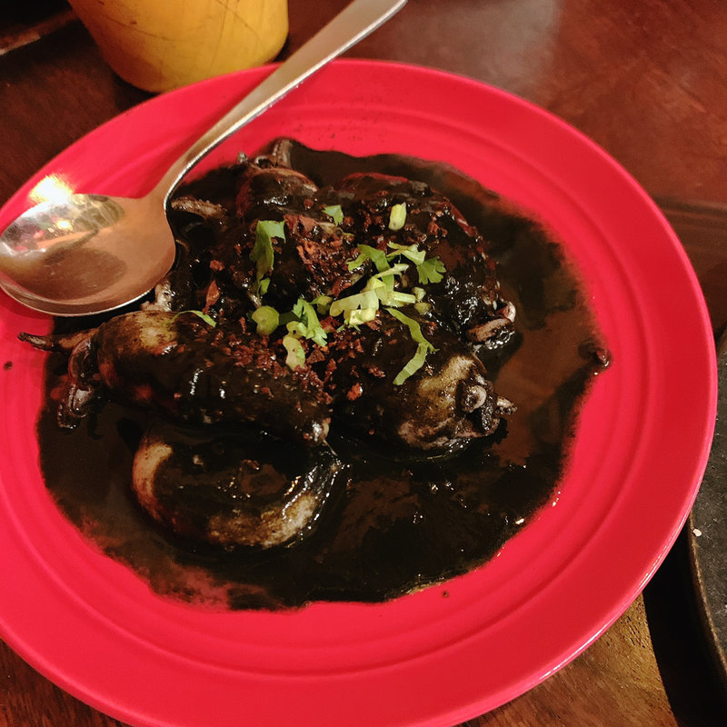 小ヤリイカのハバネロ炭煮(覆面 -FUKUMEN-)