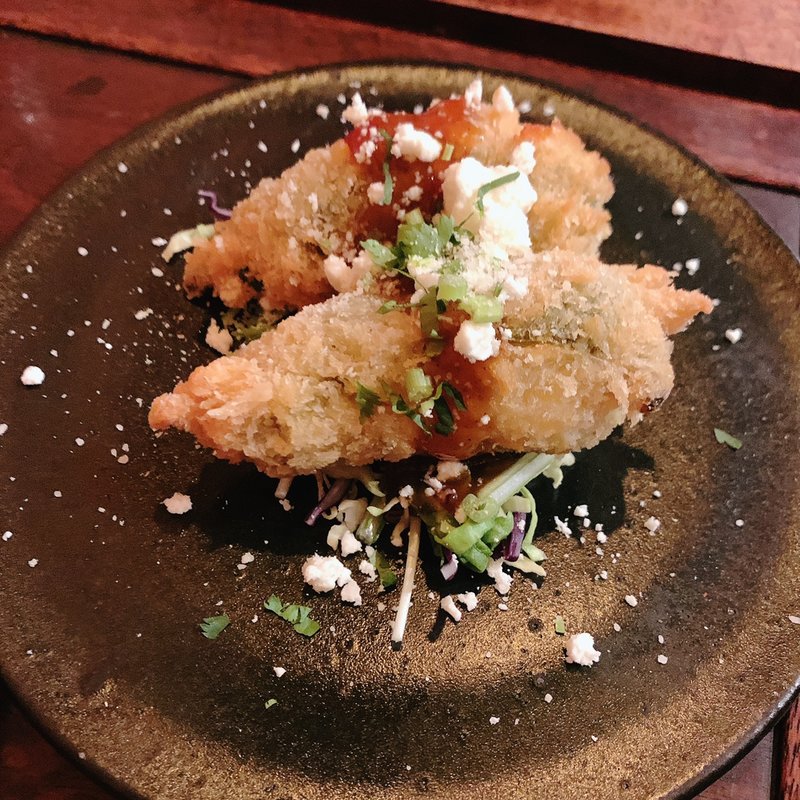 ハラペーニョのチーズ詰めフライ(覆面 -FUKUMEN-)