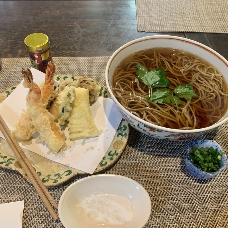 天ぷら蕎麦 大盛り(芳泉庵)