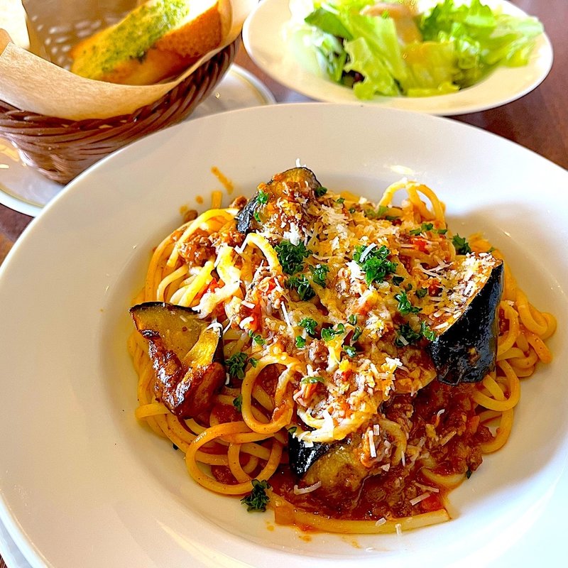 茄子のミートソース(ロイヤルホスト石神井台店)