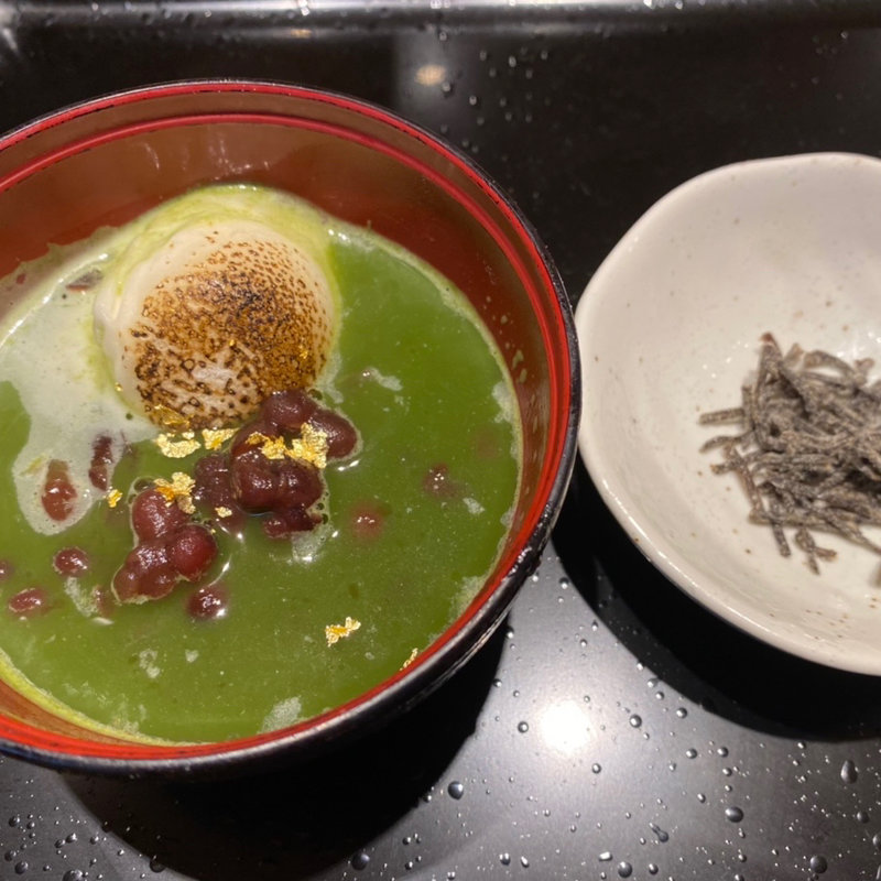 抹茶ぜんざい雪見だいふく(流れ鮨三代目おとわ伏見店)