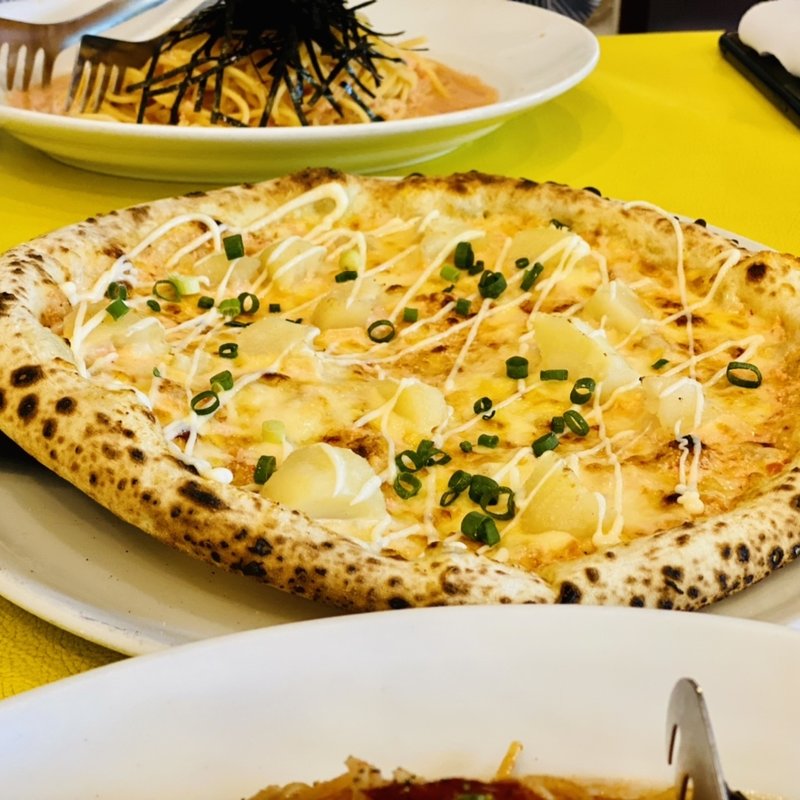 北海道じゃがいものタラモピザ(ボワ・トスカーナ(大宮店))