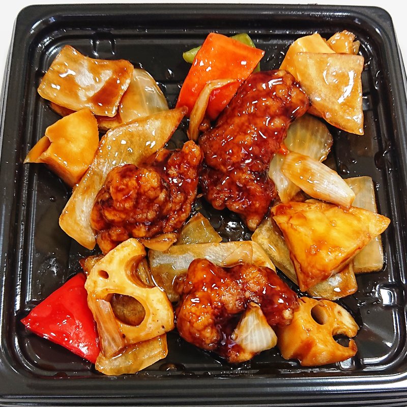 豚ロースと具沢山野菜の黒酢酢豚(仁の蔵デリ セレオ八王子店)