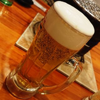 生ビール(中)(七輪焼肉 安安 鹿島田店)