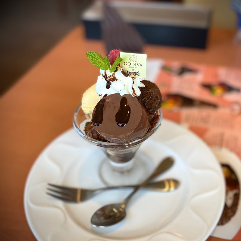 GODIVA チョコレートプリンミニパルフェ(デニーズ 西国分寺店 （Denny's）)