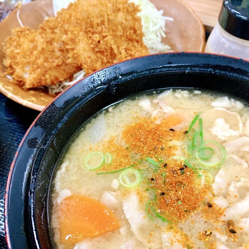 とん汁定食(かつや 東京平和島店)
