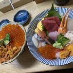 うにイクラの2食丼(小熊商店)