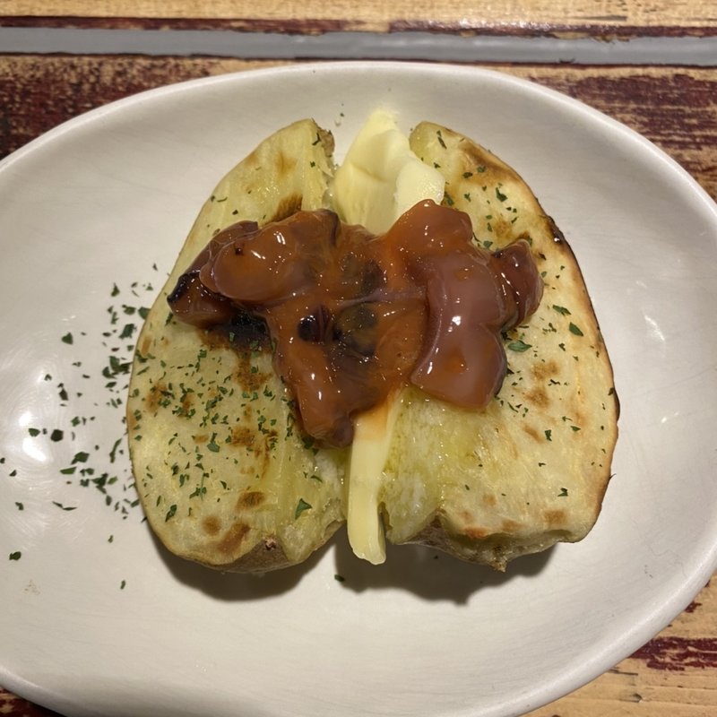 じゃがバター塩辛(ハーフ)(炭おやじ)