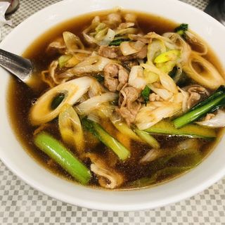 爆肉麺 ネギ肉炒めソバ(水新菜館 （ミズシンサイカン）)