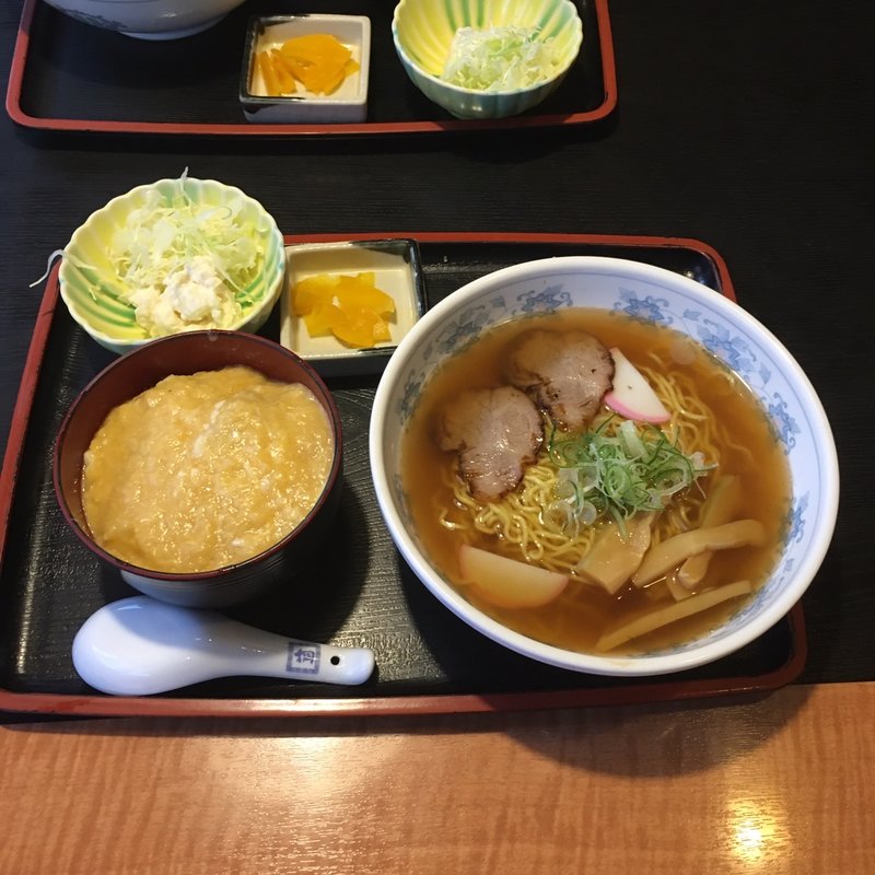 中華そば＋ミニかつ丼(ときわ食堂 )