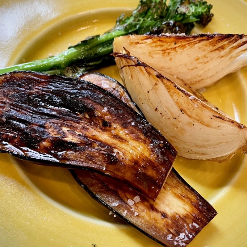 旬の焼き野菜(三角醉)